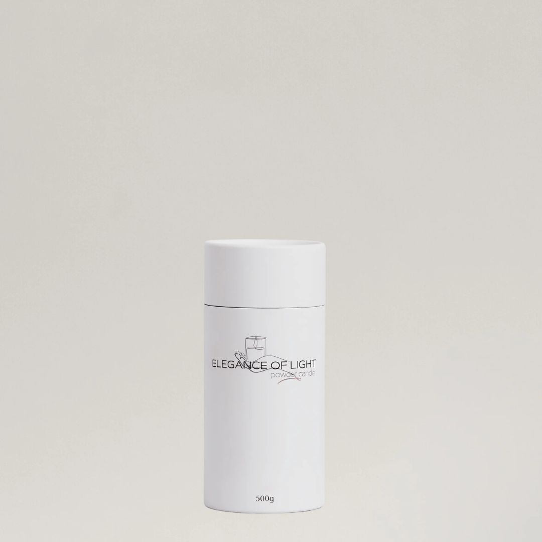 Luxe poederkaars met lange brandduur