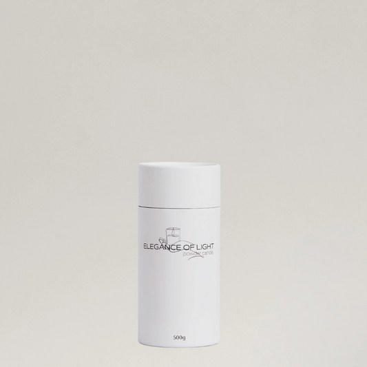 Luxe poederkaars met lange brandduur