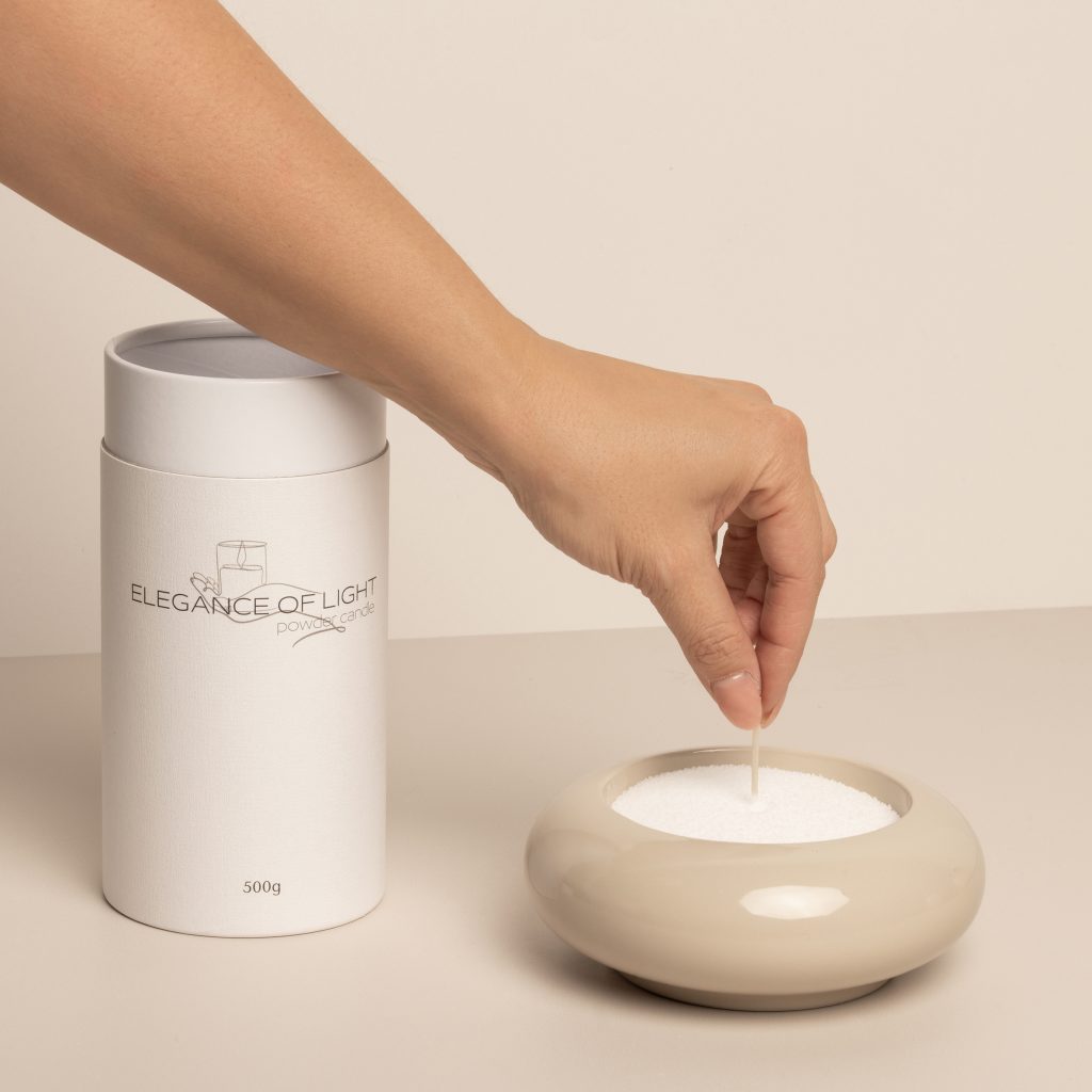 Elegance of Light - Powder Candle - Lont