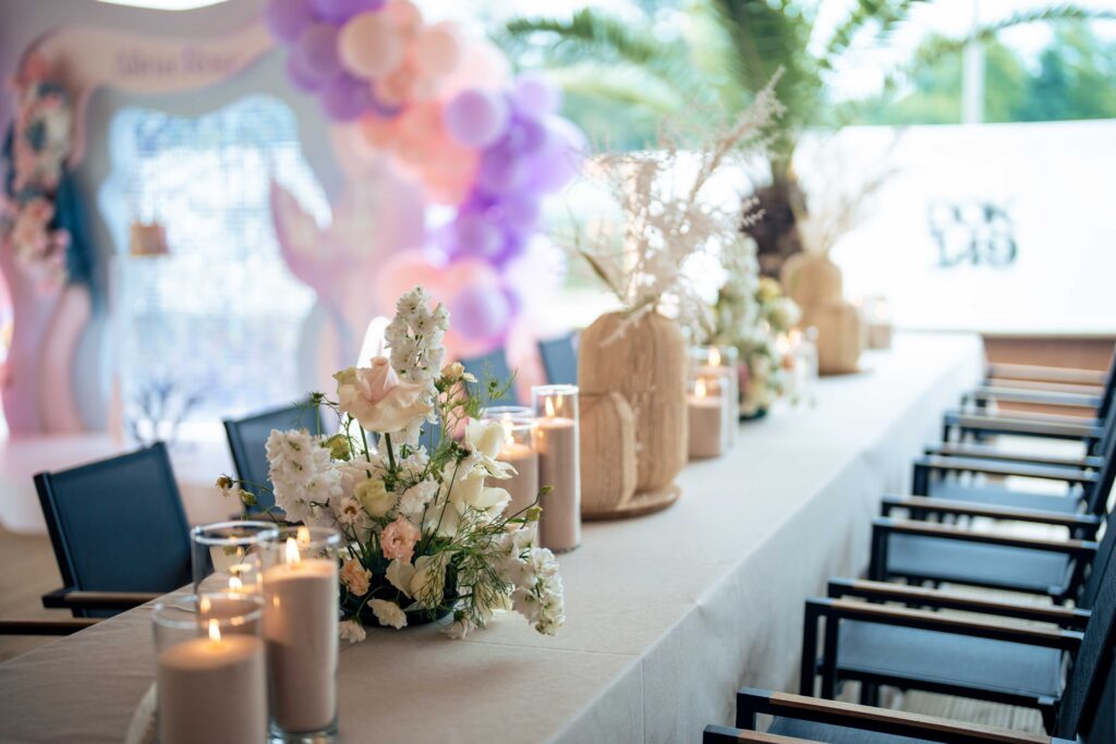 Elegance of Light - Powder Candle - Events - Styled by Sophia